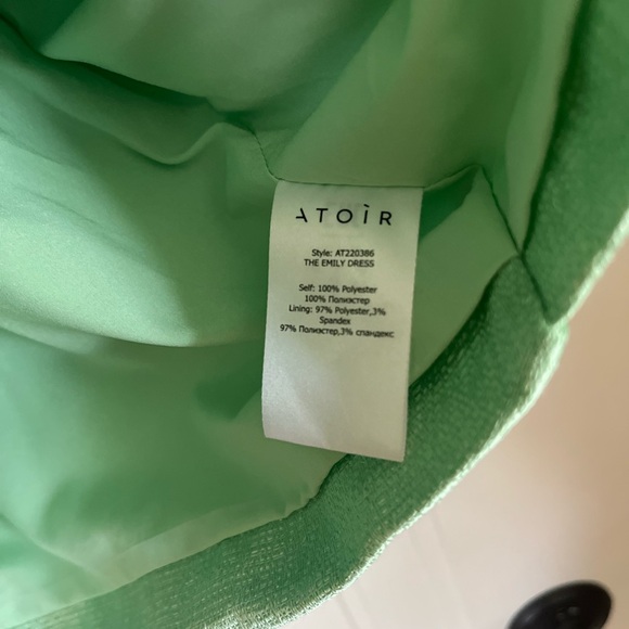 NWT $262 Revolve Atoir The Emily Collared Blazer Dress in Malachite Green - S - Picture 7 of 7
